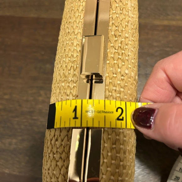 Ann Taylor Cherry hard-sided clutch purse, NWT - Picture 13 of 15